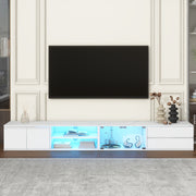 Valencia Modern LED TV Stand with 2 Drawers & Cabinets