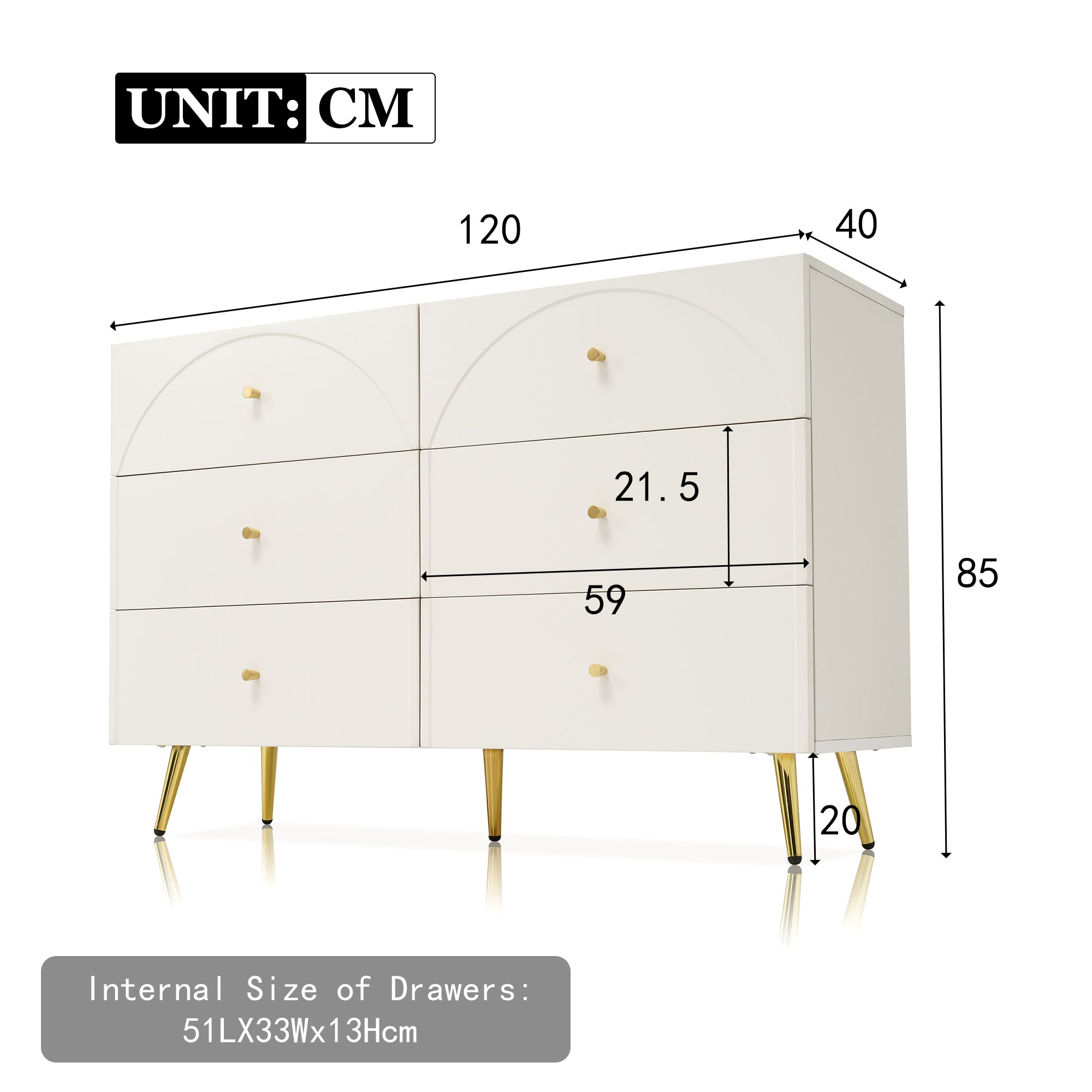 Valley 6-Drawer Dresser