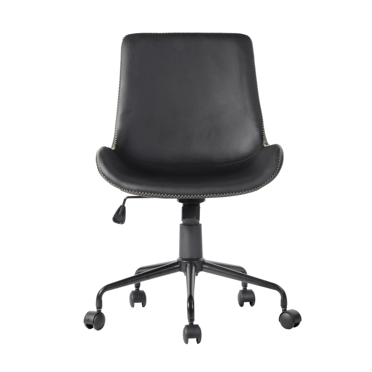 Adjustable Height 360 Degree Swivel Soft Faux Leather For Task Chair - HomyCasa - HomyCasa