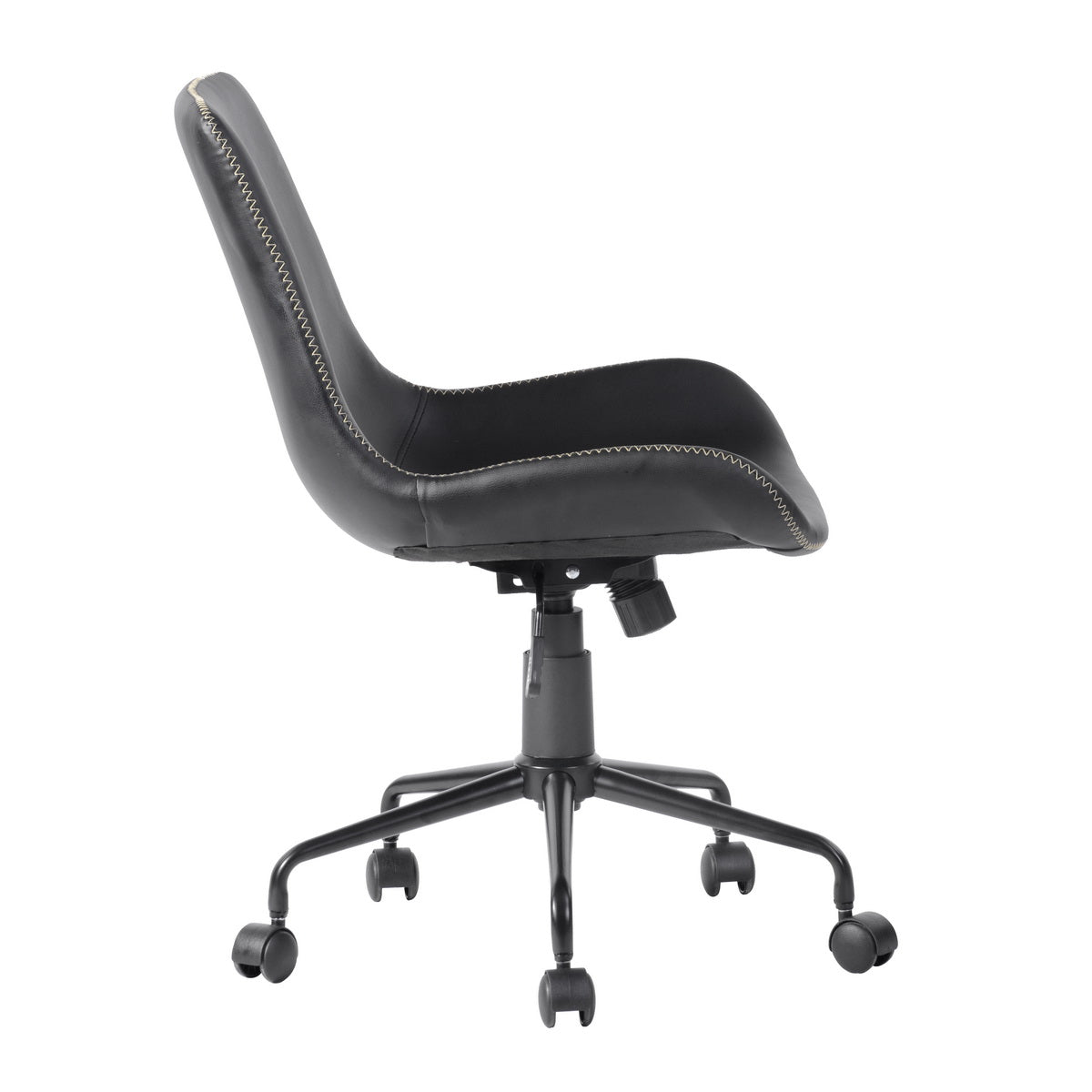 Adjustable Height 360 Degree Swivel Soft Faux Leather For Task Chair - HomyCasa - HomyCasa