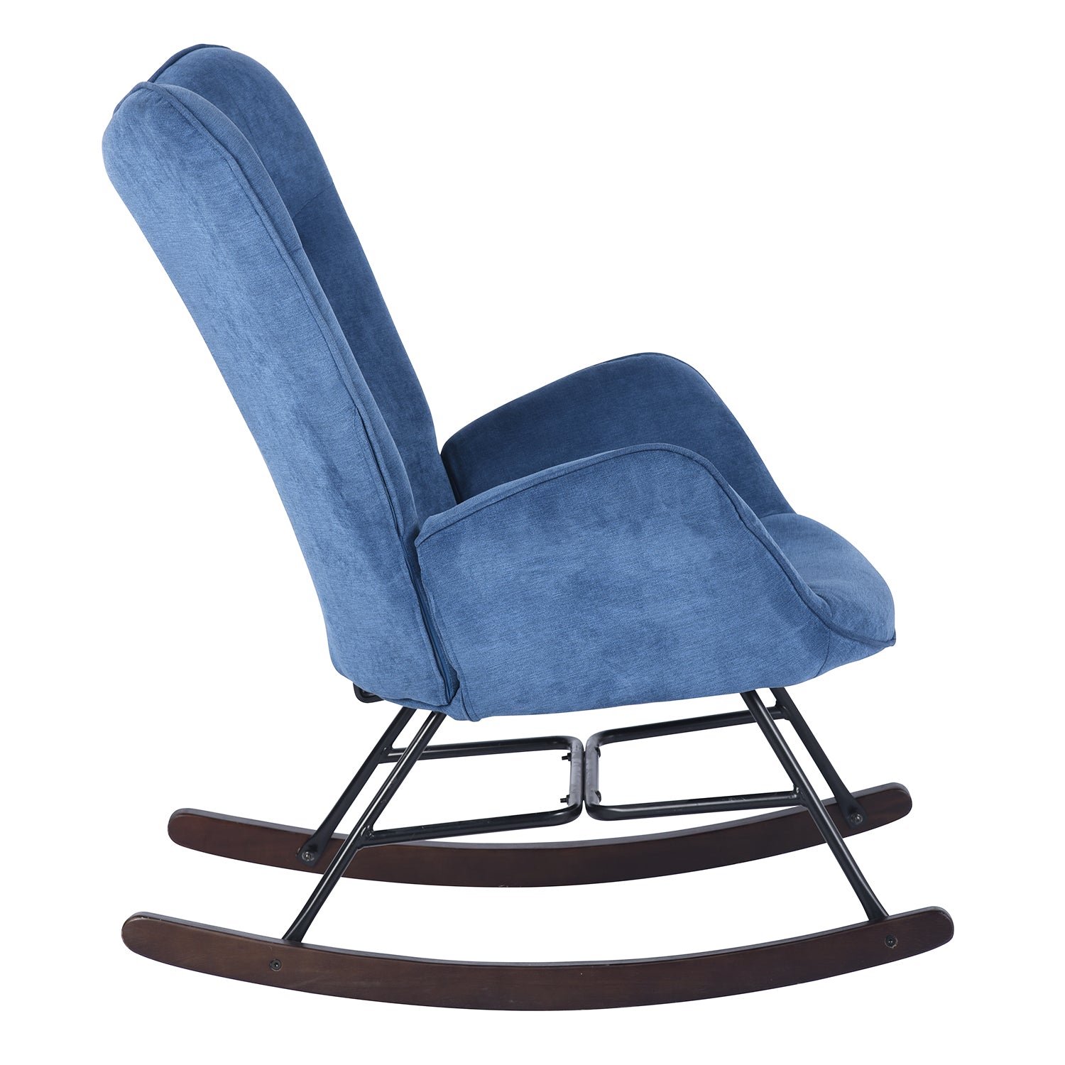 Epping Modern Rocking Fabric Armchair- HOMY CASA