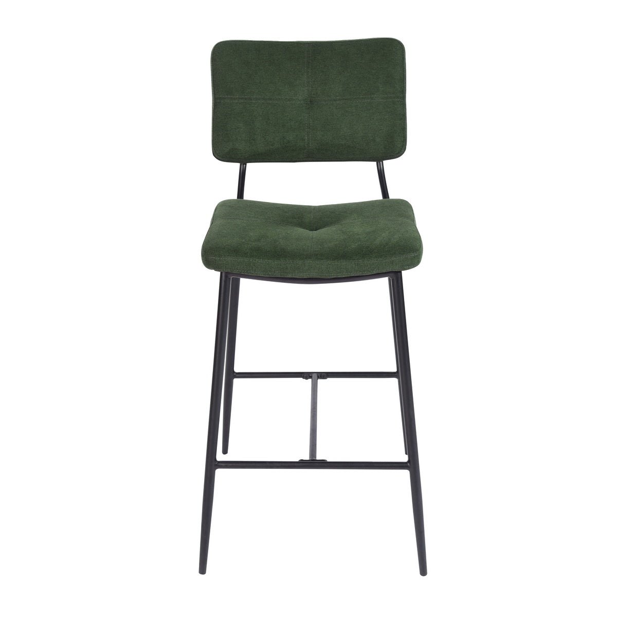 Independence Mid-Century Modern Faux Leather Barstools(Set of 2)-HOMY CASA