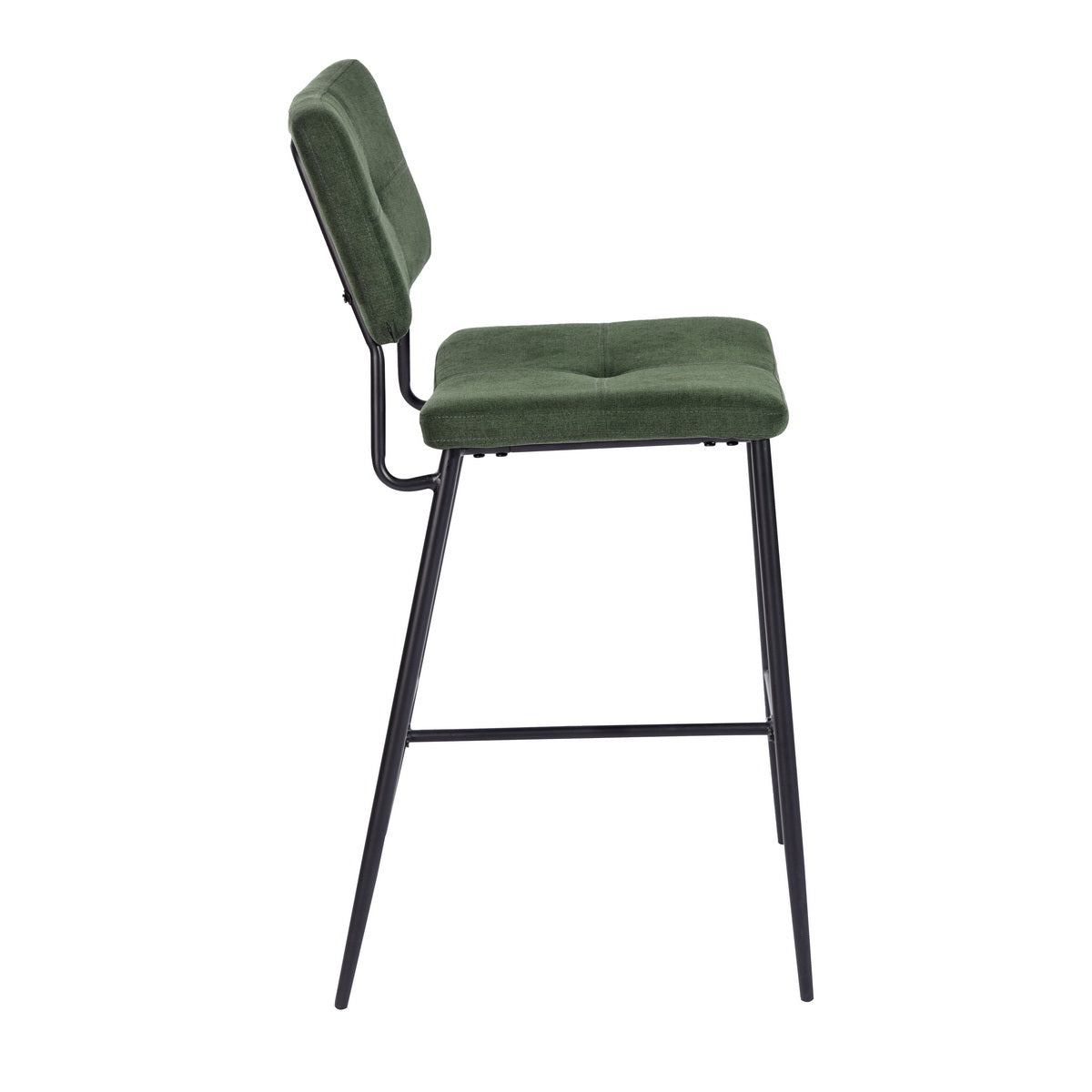 Independence Mid-Century Modern Faux Leather Barstools(Set of 2)-HOMY CASA