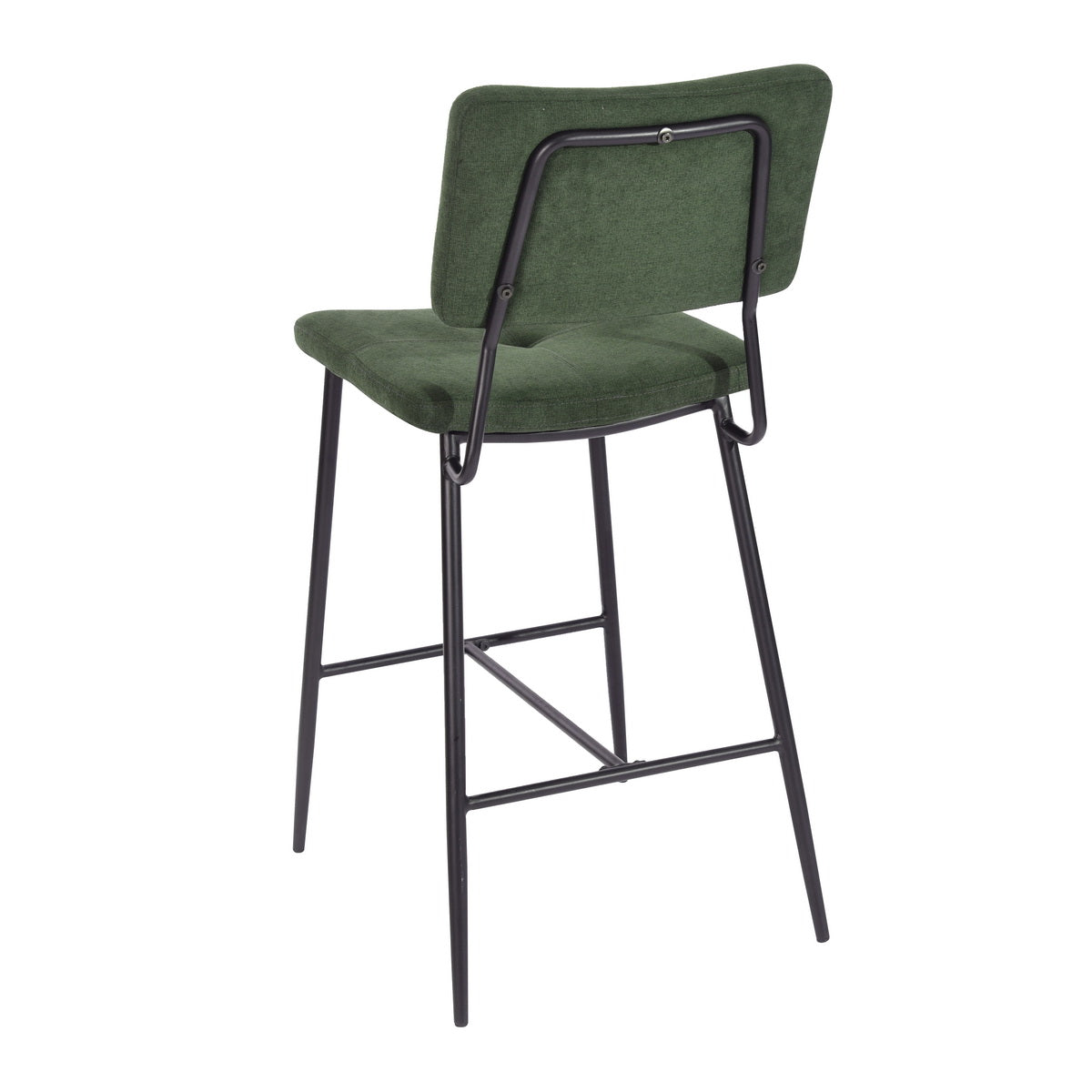 Independence Mid-Century Modern Faux Leather Barstools(Set of 2)-HOMY CASA