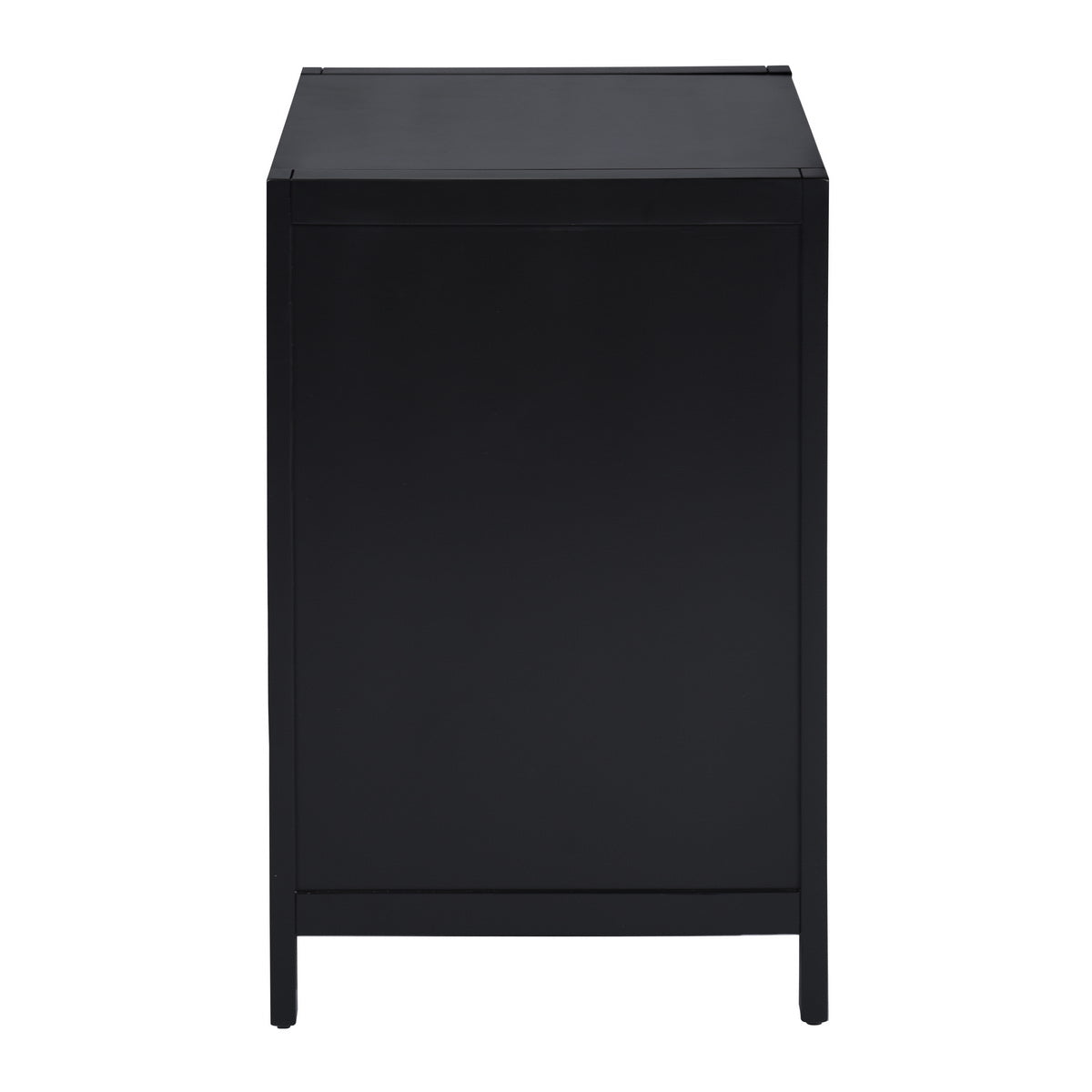 Modern Bedroom Nightstand Solid Wood Organizer Side End Table with 1-Drawer Storage Cabinet LORALIE - HomyCasa