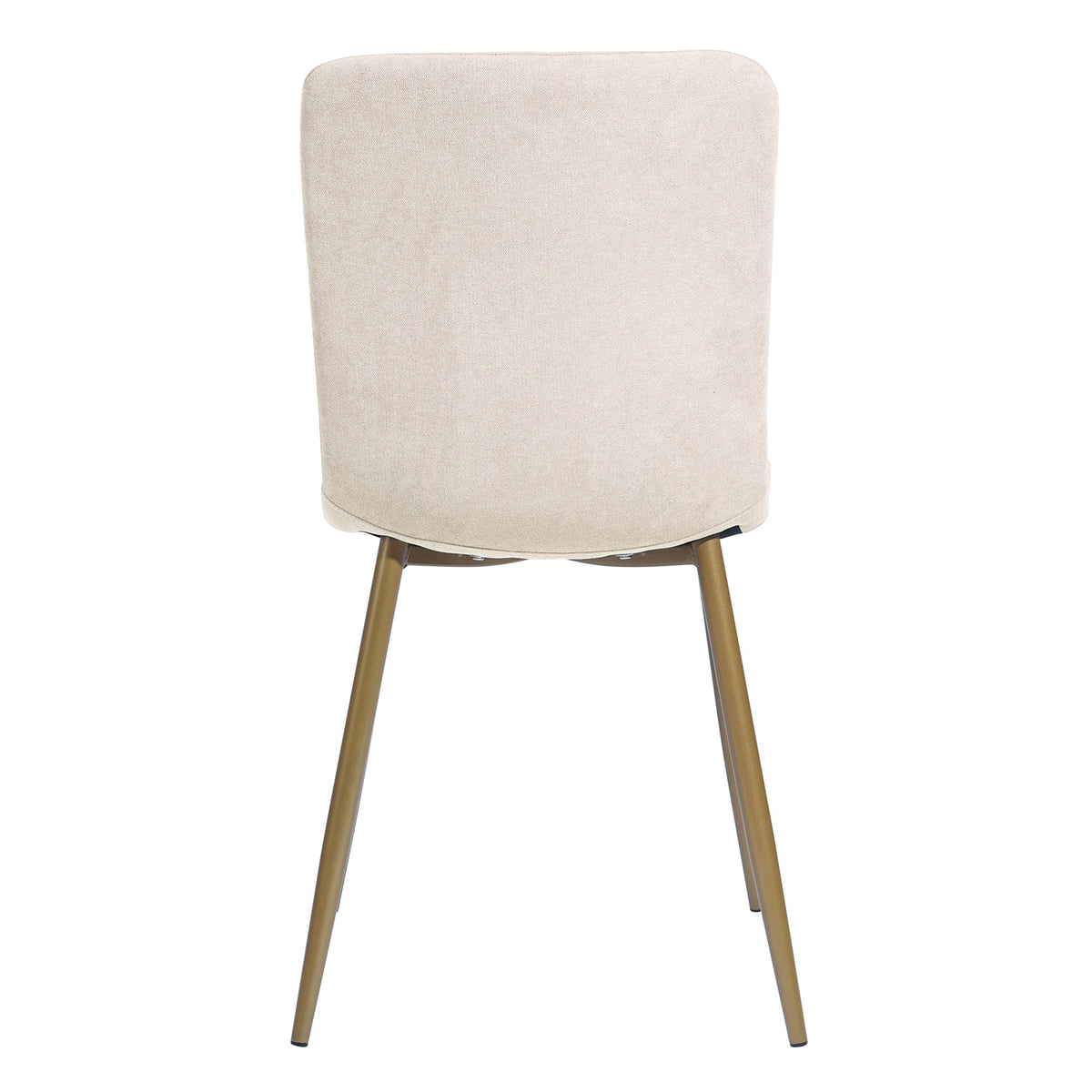 Scargill beige dining chair showing rear view