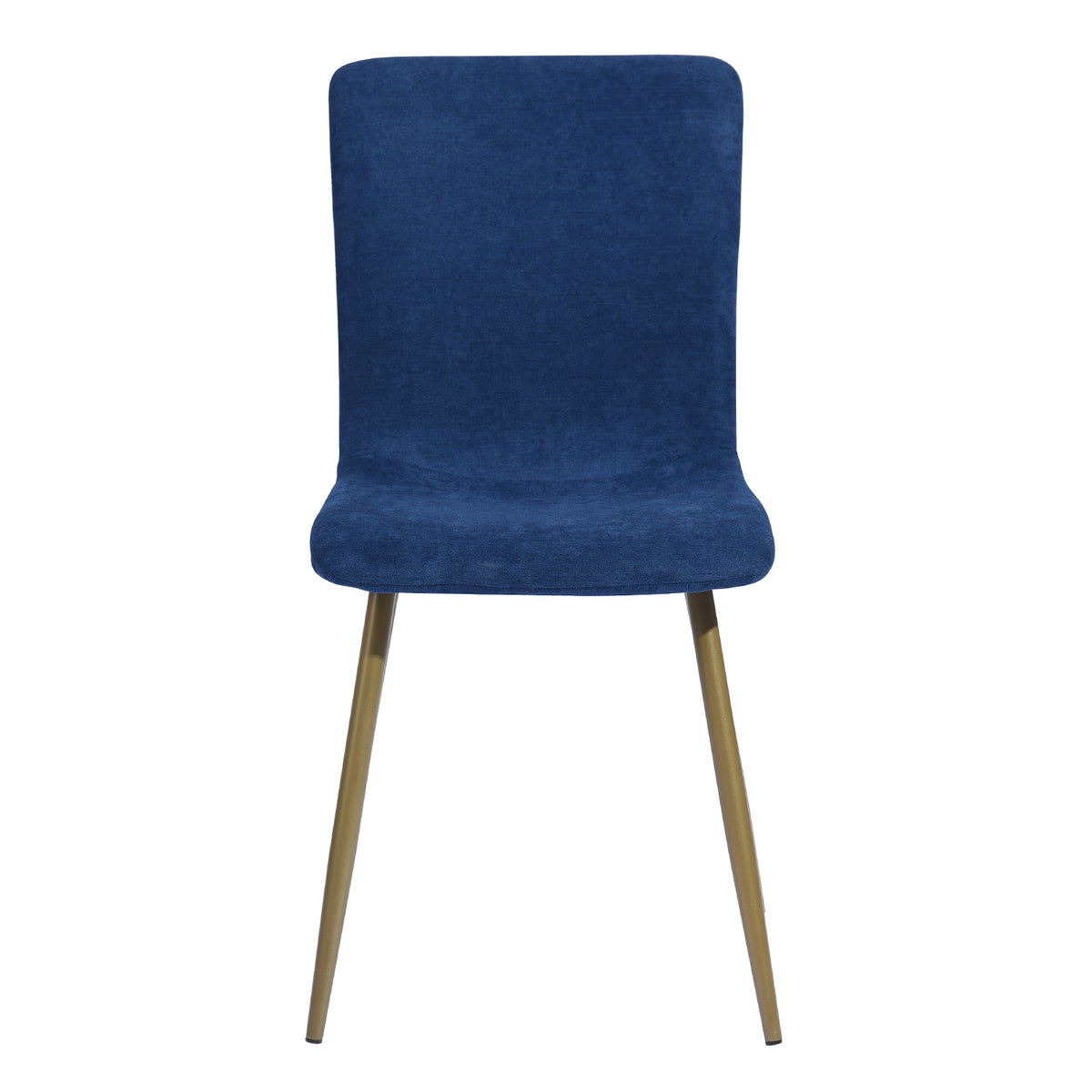 Scargill blue dining chair showing front view