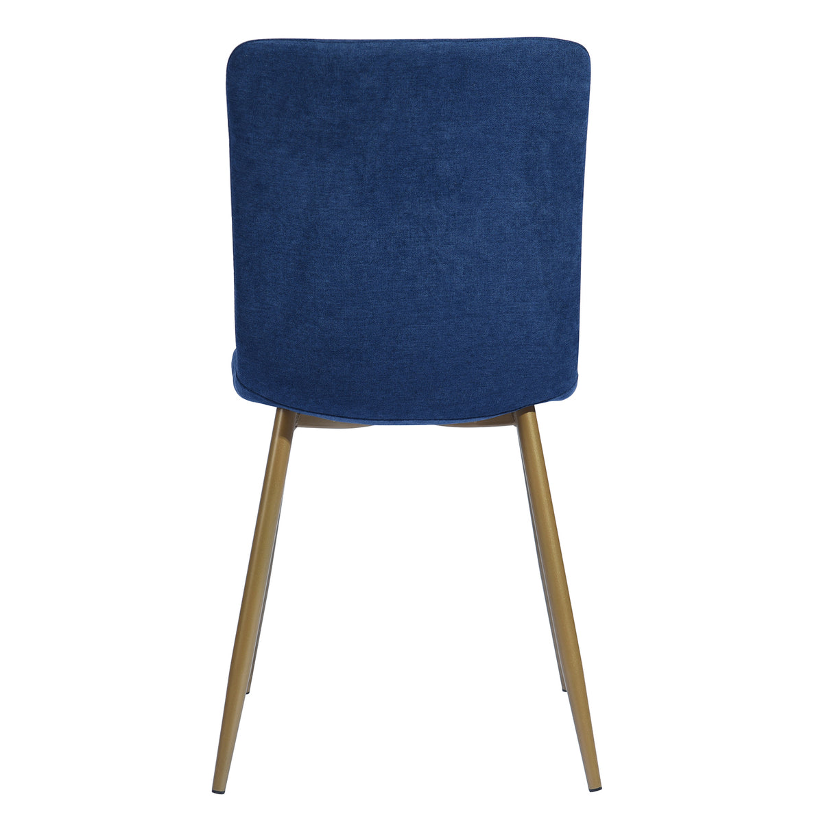Scargill blue dining chair showing rear view