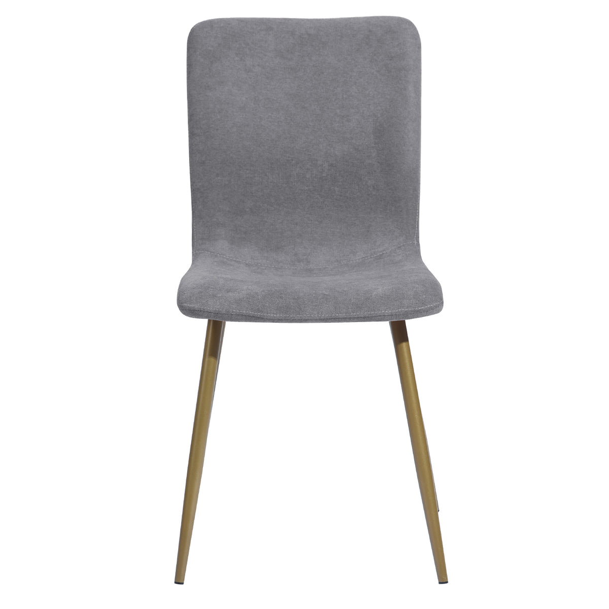 Scargill dark grey dining chair showing front view