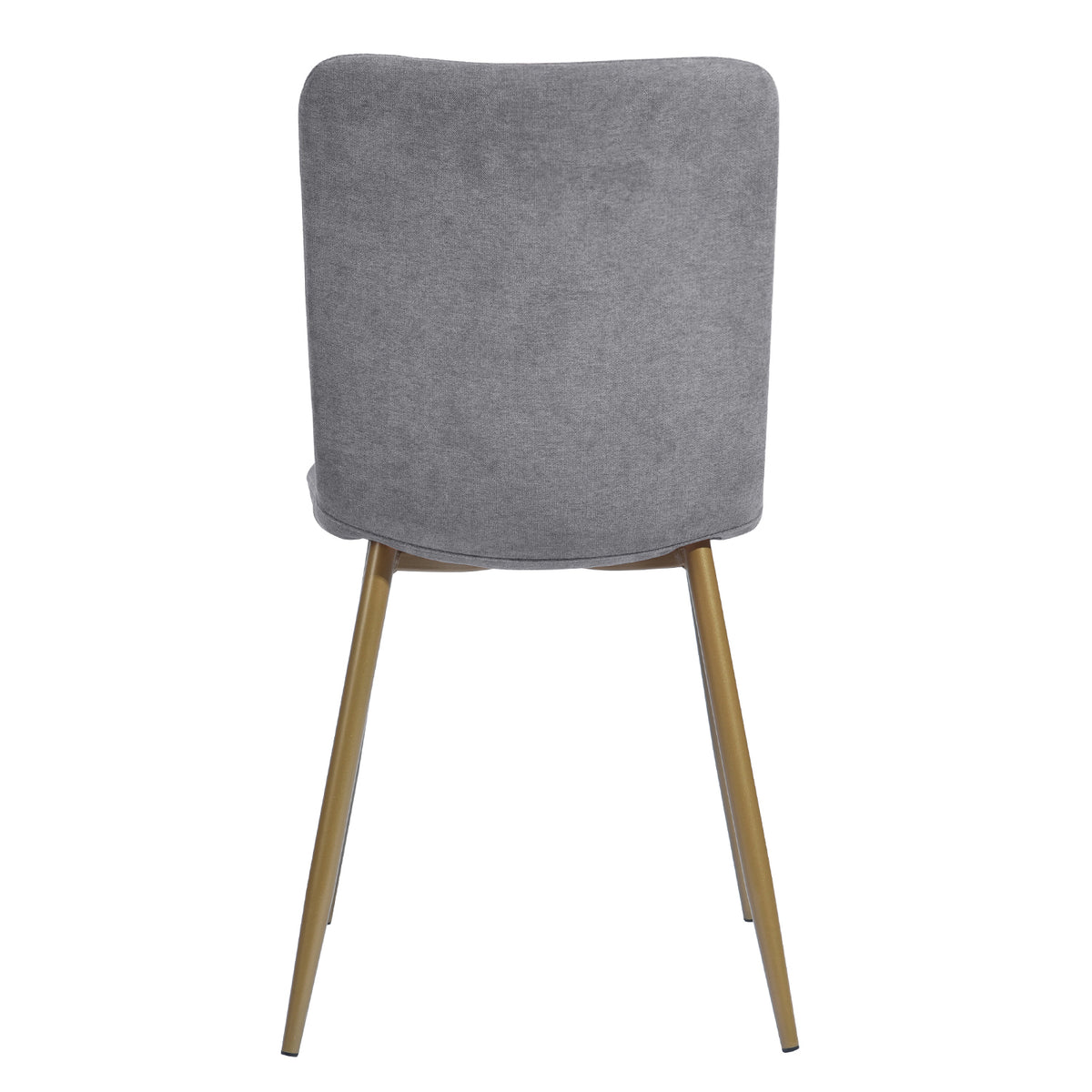 Scargill dark grey dining chair showing rear view