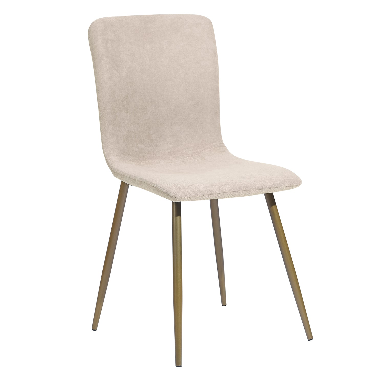 Scargill Modren Dining Chairs Set of 4,with Fabric Seat & Back with Golden Legs for Dining Room-HOMY CASA